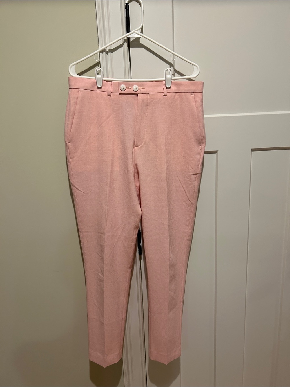 ASOS Pink Slim Tailored Chinos